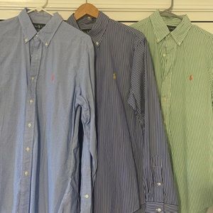 Polo Ralph Lauren Shirts (3) size Medium
